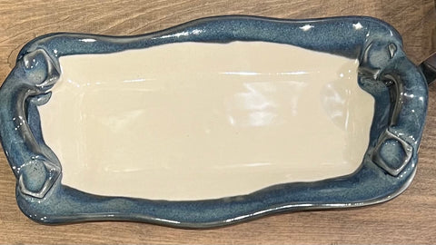 Maxwell Pottery Medium Platter with handles