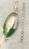 Glass Dipped Pendant (no chain) by Rebecca Coutlee