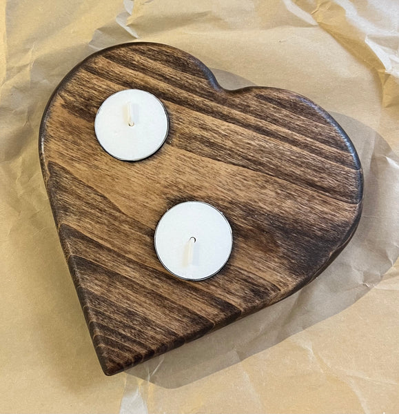 Tea Light Heart shaped candle holder