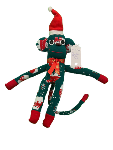 Snowflake the Christmas monkey