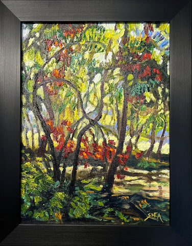 Echo Lake Wetland - original art by Pat Shea