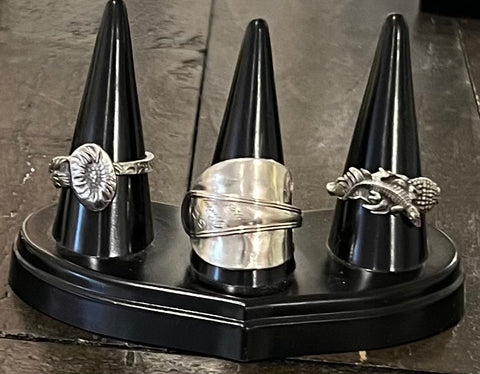 Silver Spoon Rings by Rebecca Coutlee