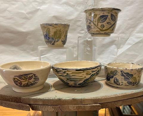 Funky leaf bowl by Yolande