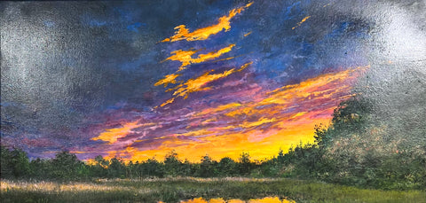 Morning in the Marsh - original by David Hale