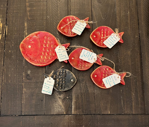 Fish at the Pond Pottery by Golazin