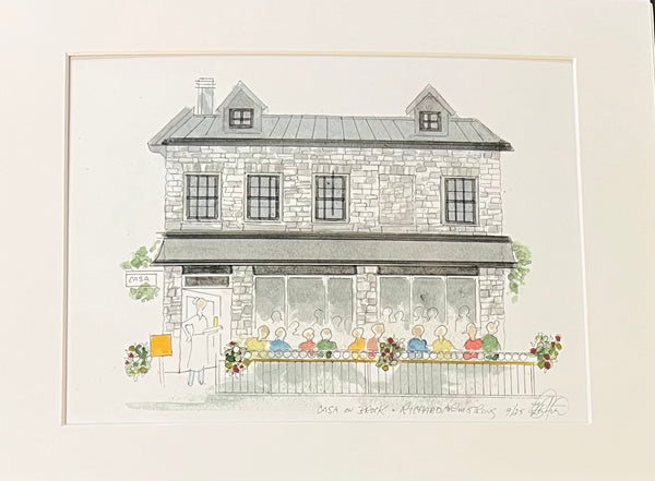 Casa Domenica Small Card by Richard Armstrong