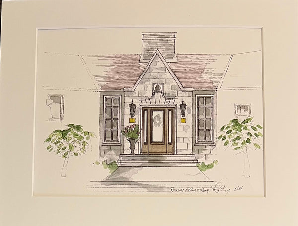 VIMY Officers Mess Print by Richard Armstrong