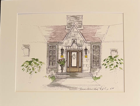 VIMY Officers Mess Print by Richard Armstrong