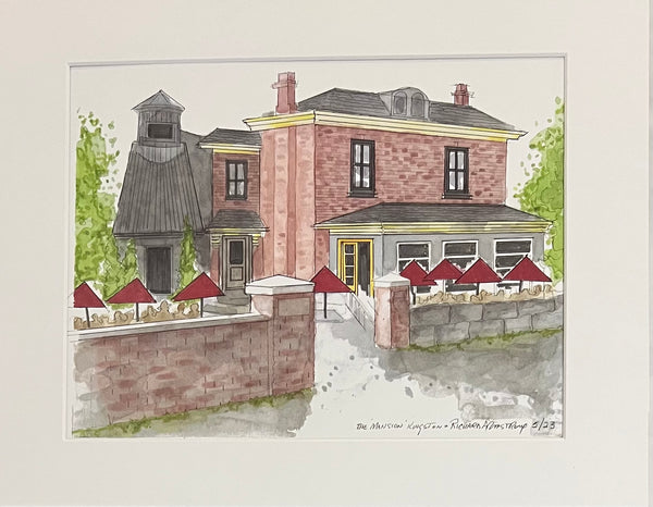 The Mansion Print by Richard Armstrong