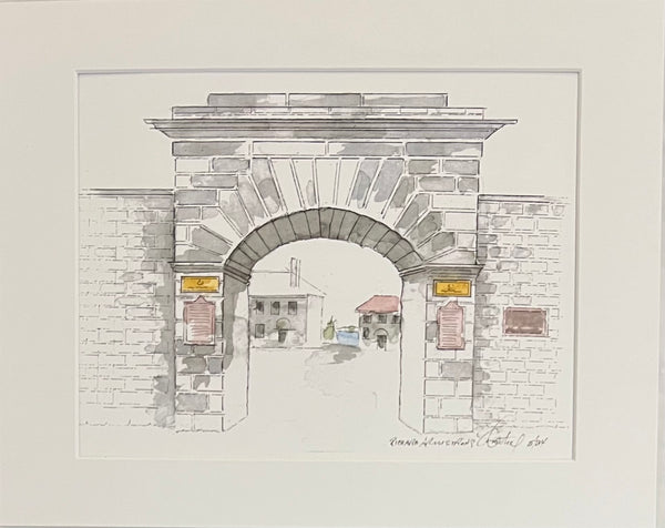 Entrance to Fort Frontenac - 11 x 14 Print by Richard Armstrong