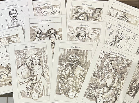 6 x 9 Tarot Art Prints by Susie Komza