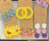 Crochet My Heart Earrings