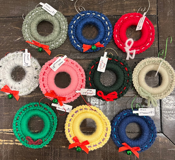 Crochet My Heart Christmas Ornaments