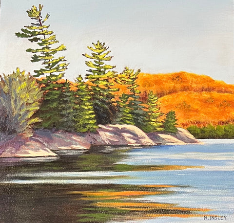 Seasonal Delight - original painting by Rosalyn Insley