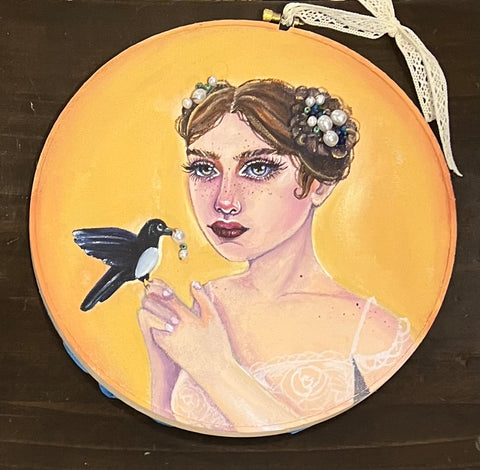 Magpie Marvels (Embroidery Hoop) - by Kyla Mayne - Martello Alley