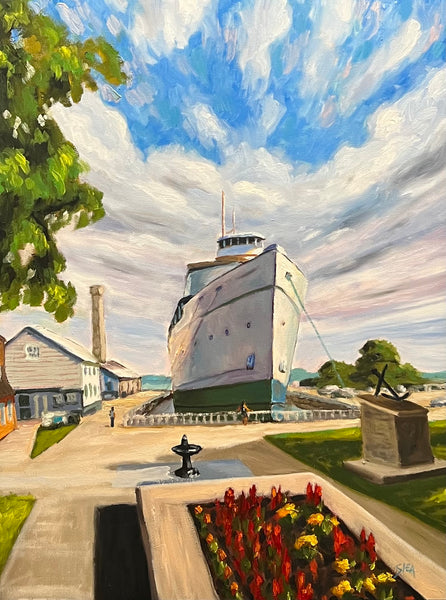 Keewatin, Great Lakes Museum - original art by Pat Shea