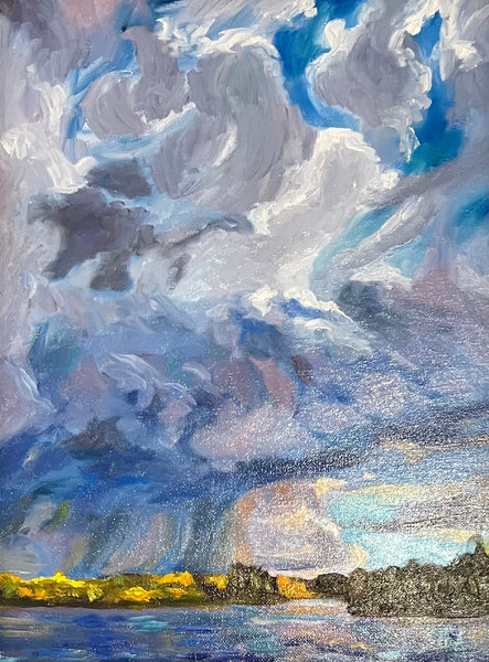 Storm From the South - original art by Pat Shea