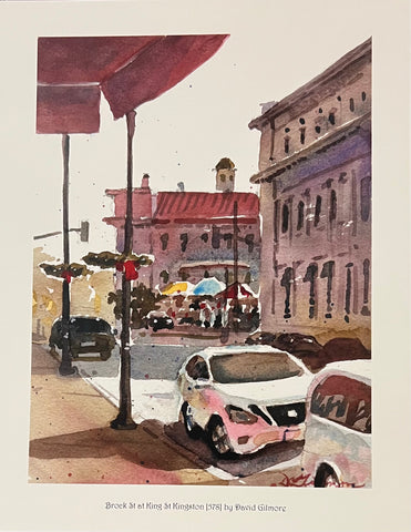 Brock Street at King Street, Kingston - 8 x 10 print by David Gilmore - 578