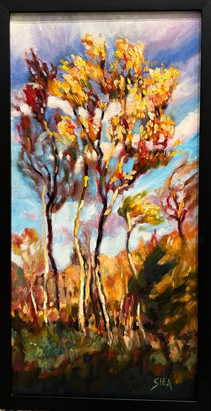 Still in Fall - original art by Pat Shea