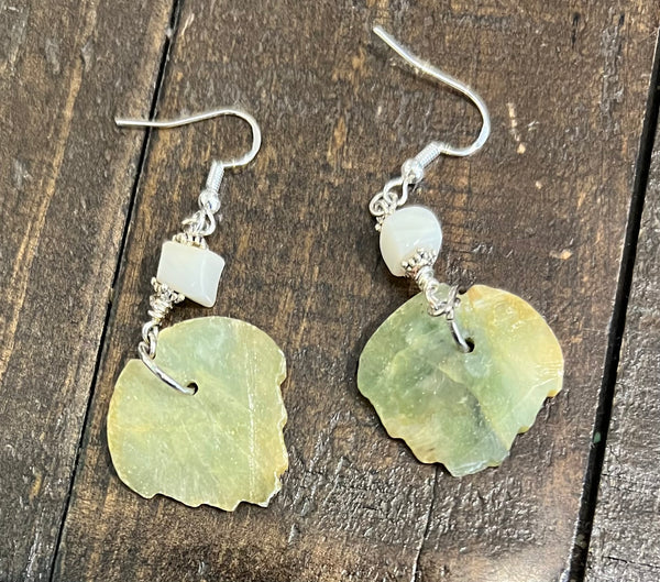 Jade Dangle Earrings by Erica