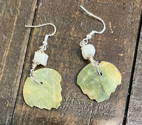 Jade Dangle Earrings by Erica