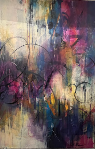 Joy - original painting by Clare Williams