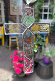 Stained Glass Cross by Howard Sandles