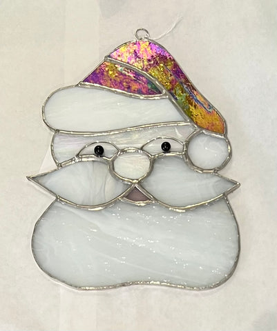 Stained Glass Small Santa by Howard Sandles