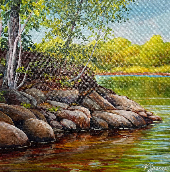Sunshine Coast - original painting by Valerie Spence Hounsell