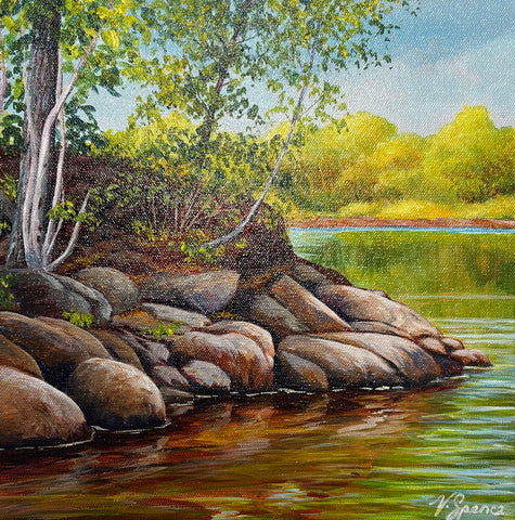 Sunshine Coast - original painting by Valerie Spence Hounsell