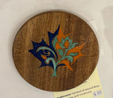 Hand painted coasters by Golazin Studio