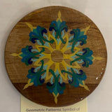 Hand painted coasters by Golazin Studio