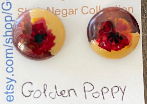 Poppy Earrings by Golazin Studio