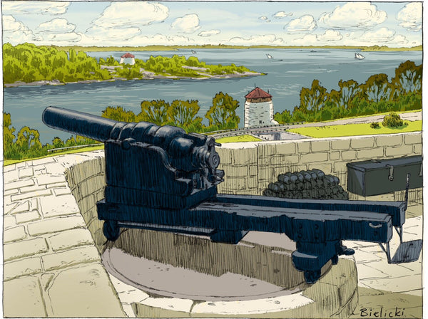 Fort Henry Artillery large print - Print by Peter Bielicki - Martello Alley