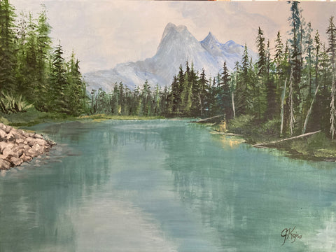 Emerald Lake - Original by Julie Kojro