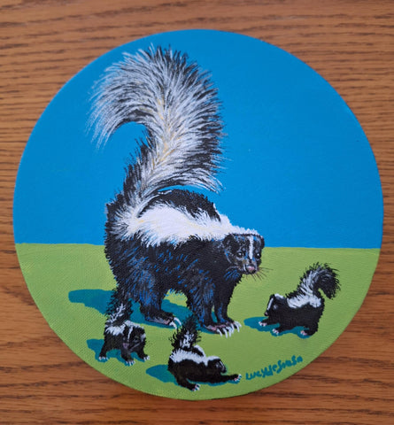 Play Day, original painting by Lucy De Sousa