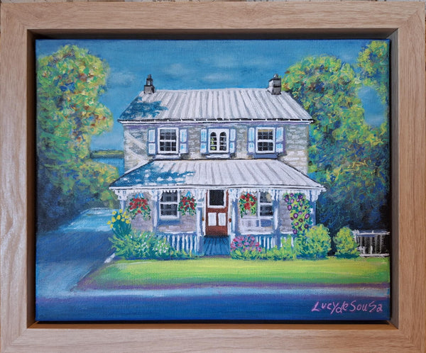 Barriefield Home, original painting by Lucy De Sousa