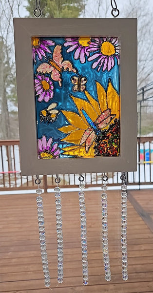 Natures Beauty Suncatcher original by Lucy De Sousa
