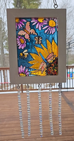Natures Beauty Suncatcher original by Lucy De Sousa