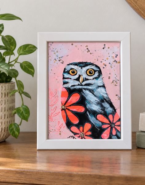 Owl Eyes on You - Original art by Melissa Kingscott