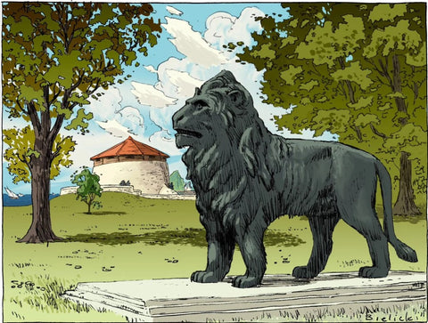 Gaskin Lion - Zippered Tote Bag