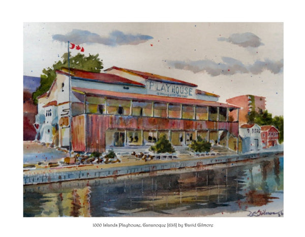 1000 Islands Playhouse, Gananoque [638] by David Gilmore (print)