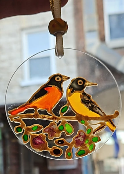 3 inch Suncatchers handpainted by Lucy De Sousa