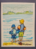 Handpainted Cards by Lucy