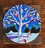 Various Tile Coaster original art by Lucy De Sousa