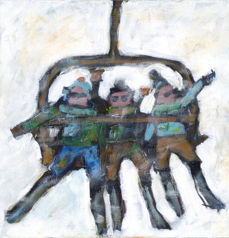 Chairlift Three - Folded Card