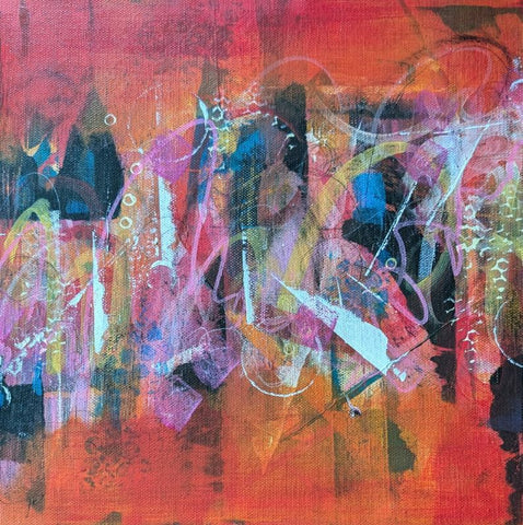Jump - original painting by Clare Williams