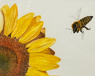 Sunflower Bee by Rossi Salter