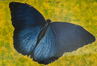 Blue Morpho Butterfly by Rossi Salter