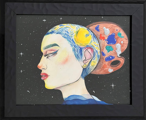 Let’s Gogh Painting - original painting by Kyla Mayne